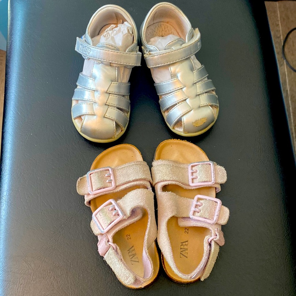 Two pairs of sandals - Zara and Westep